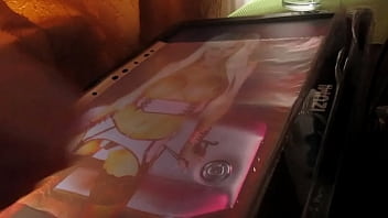 Cool cumshot sperm on photo