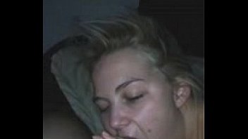 Blonde gives amazing blowjob