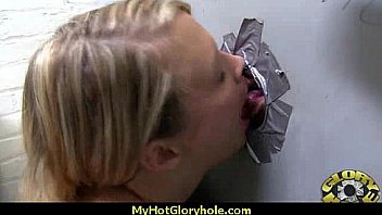 Interracial white lady confesses her sins at gloryhole 3