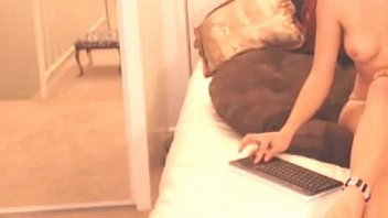 Cute girl have clitorial orgasm on webcam