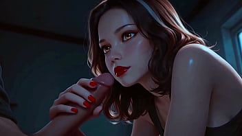 Atkins heaven roommate's late night surprise hot brunette makes you cum in her mouth while watching a movie pov virtual sex ai