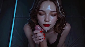 Atkins heaven roommate's late night surprise hot brunette makes you cum in her mouth while watching a movie pov virtual sex ai