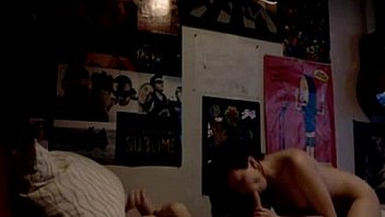 Brunette loves how good his cock feels