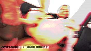 Alexa throat goes first double penetration