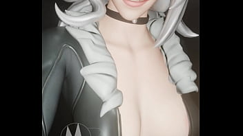 Felica makes a video for her spider