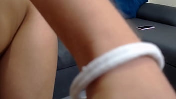 Tiny teen striptease and fuck myself with dildo