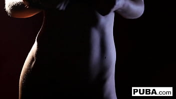 Hot brunette makes herself cum hard