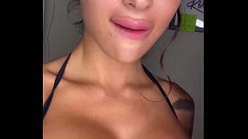 Susy gala wearing micro bikini masturbating with dildo her creamy pussy