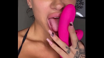 Susy gala wearing micro bikini masturbating with dildo her creamy pussy