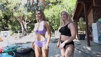 2 fit girls get fucked by their trainers during workout brianamoon fit jake switch and marco banderas