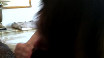 My mature bbw slut sucking and jerking my bbc