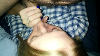 19 gf swallowing my cock