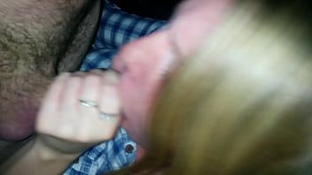 19 gf swallowing my cock