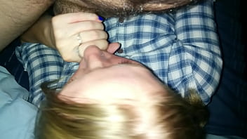 19 gf swallowing my cock