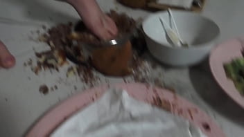 Extreme humiliation meal pov only for real gourmets