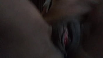 Sexy stockings and sensual striptease masturbation cute ebony girl