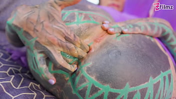 Alternative anal slut getting filled with big cock and face covered in cum