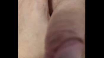 Hot nylon legs girl play with dick