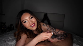 Mx tomie shows her sadistic side by edging cock