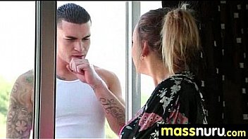 Naughty chick gives an amazing japanese massage 5
