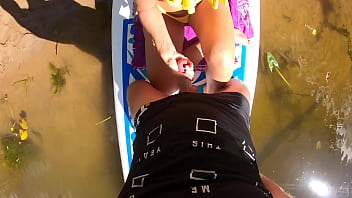 Our ship moored to the shore so that we could have a great fuck outdoor real amateur couple sex pov