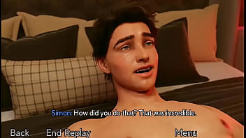 Gabby provides sexual pleasure to guest simon and sucks his big dick