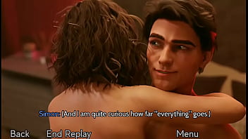 Gabby provides sexual pleasure to guest simon and sucks his big dick