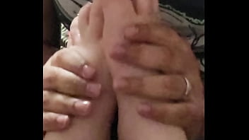 Feet massage my coworker part 1