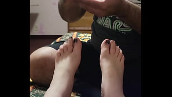 Feet massage my coworker part 1