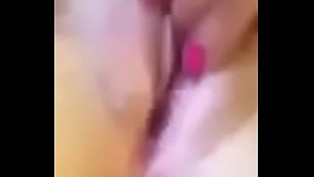 Hore play whit he's pink pussy