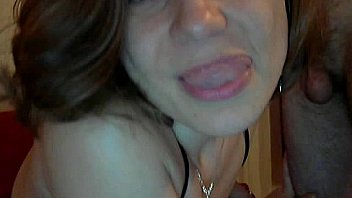 Redhead blow boyfriends cock