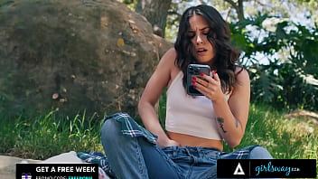 Sexy brunettes have passionate fuck sp