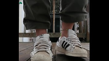 Slutty worn sneakers