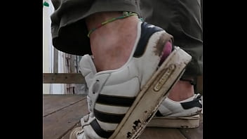 Slutty worn sneakers