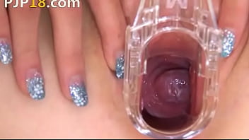 Gyno toys and peeing of her nasty hole