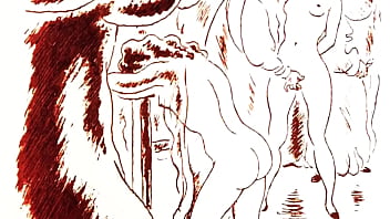Retro erotic art