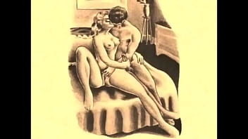 Retro erotic art