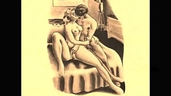 Retro erotic art