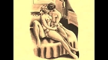 Retro erotic art