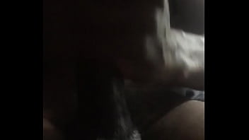 Nn strokes his big cock