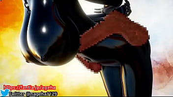 3d busty girl rub the penis in the tummy mmd big tits big boobs