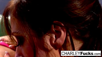 Busty babe bangs her friend