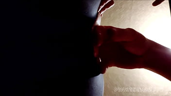 Asian in pantyhose gets fucked in dog pose