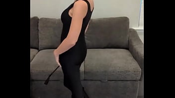 Black bodysuit & black hunter boots