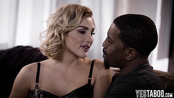 Black bf convinces his big boobs milf gf to invite her friend and pounds them both hardcore