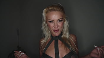 Nasty blonde slut gets demolished by monster white cock