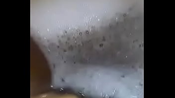 Ebony masterbate in bath