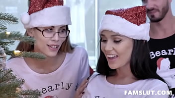 Xmas banging in step siblings