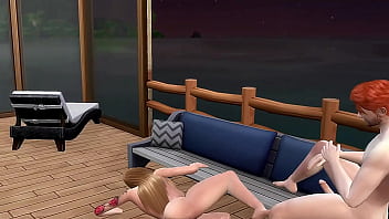 Sexo duro sobre el mar