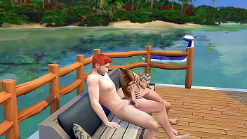 Sexo duro sobre el mar